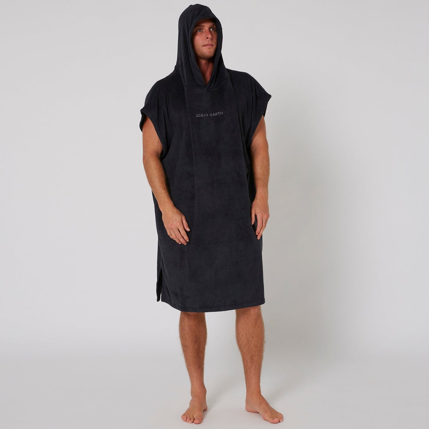 Ocean and Earth Men's Surf Essential Hooded Towel Poncho Robe