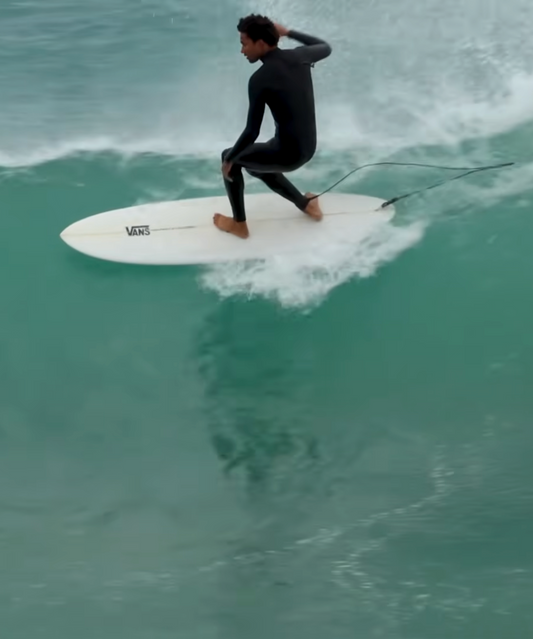 Channel Islands Surfboards CI Mid 6'6 Clear Midlength 2 Plus 1 Futures