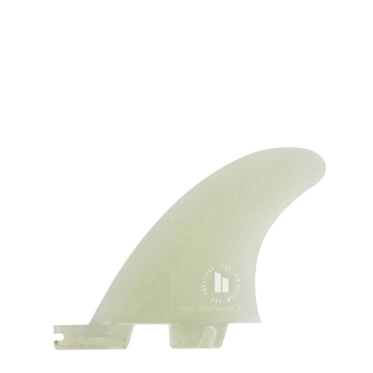 FCS II Small Carver Quad Rear PG Side Bite Clear Fin