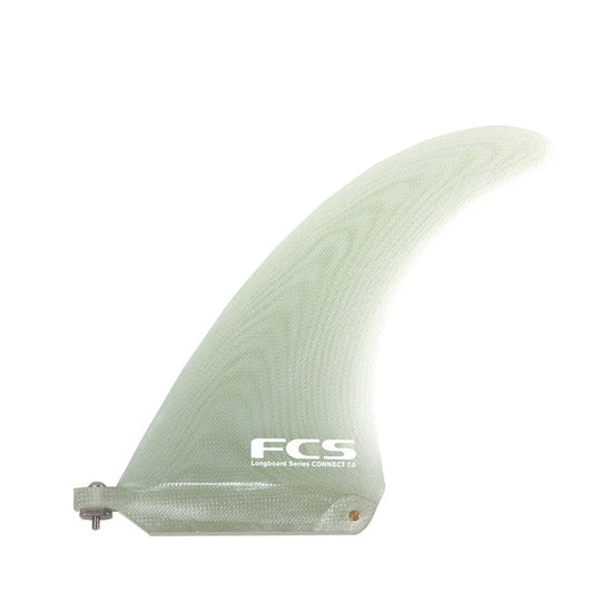 FCS 7 Inch Connect PG Longboard Fin Screw and Plate - Black or Clear
