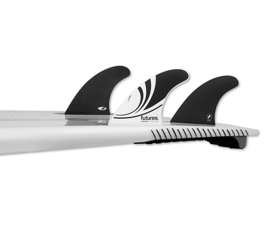 Futures Medium Sharp Eye Thruster Fins Black White