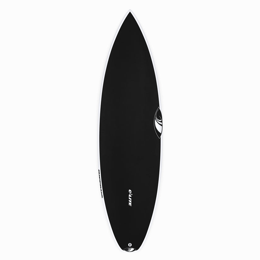 sharp-eye-surfboards-c1-carbon-inferno-72-surfboard-black-white-futures-galway-ireland-blacksheepsurfco-deck
