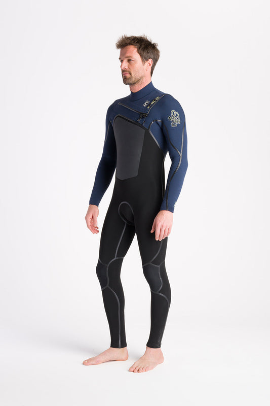NuWave-Wired-5-4-side-view-natural-rubber-wetsuit