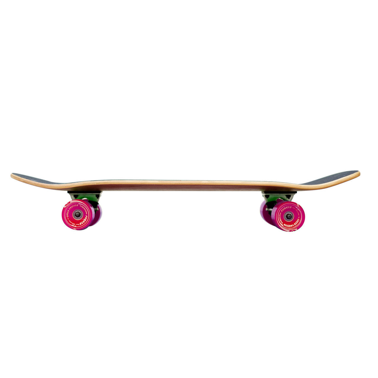 Yocaher Old School Longboard Skateboard Complete - Blue Surf's Up