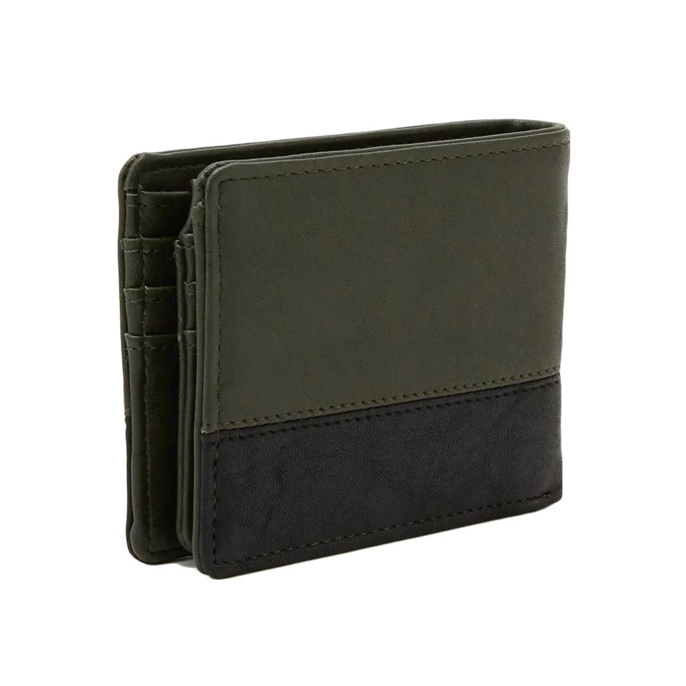 Billabong Dimension Faux Leather Bi-Fold Wallet