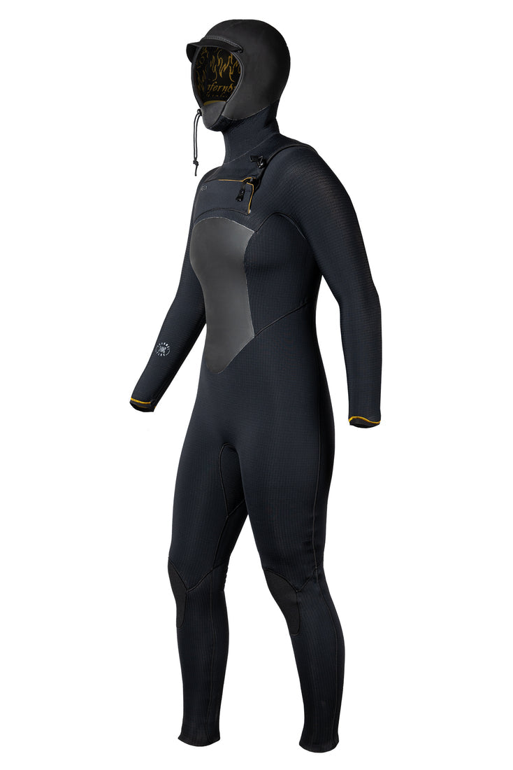 XCEL Drylock 6/5mm 極寒対応 レディース12 新品未使用 Xcel Drylock 6:5 Hooded Women Winter Wetsuit Preorder – Black