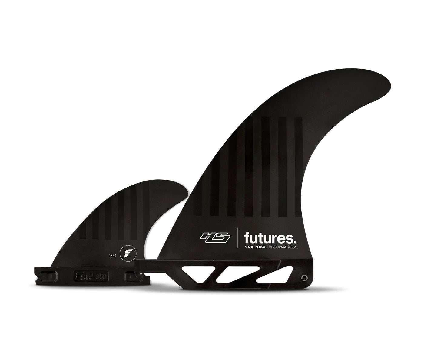 Futures-Hayden-Shapes-HS-Plunder-6-inch-2+1-Alpha-Two-Plus-One-Fin-Set-galway-ireland-blacksheepsurfcoblack