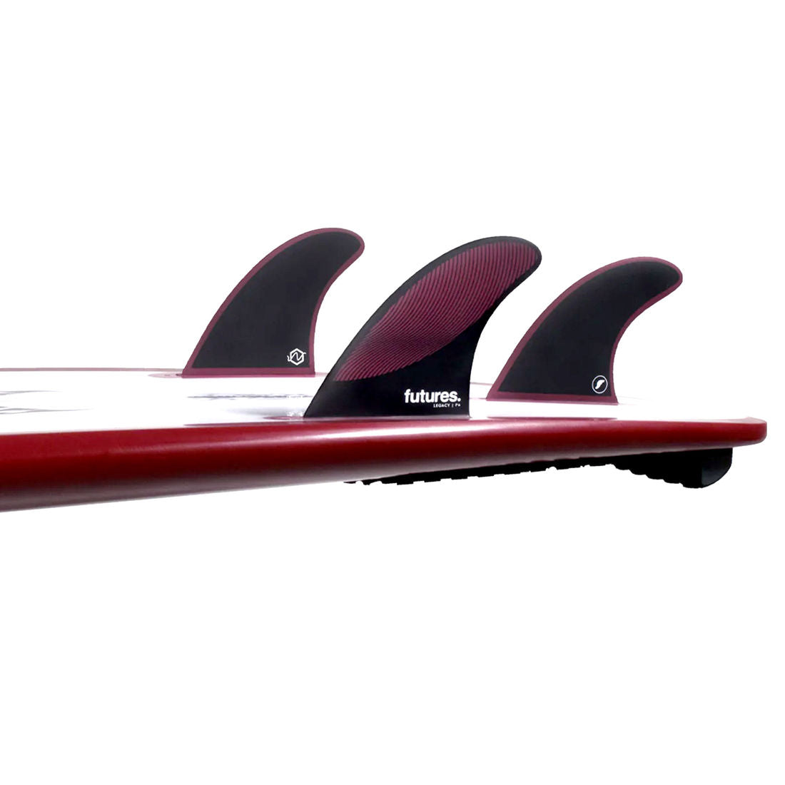 Futures Small P4 Pivot Legacy Series Thruster Surfboard Fin - Yellow or Burgundy