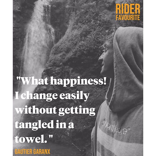 Northcore Beach Basha Changing Robe - Grey Stripes