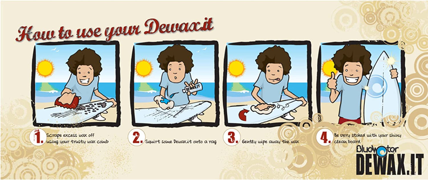 Dewax.it Surfboard Wax Remover - Non Toxic Environmentally Friendly