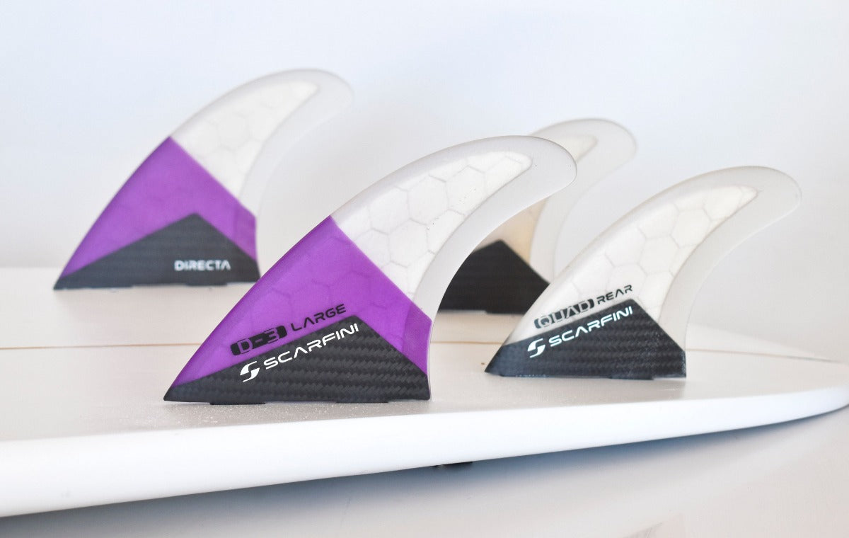 Scarfini FX D3 Large Directa Futures Thruster or Five Surfboard Fin