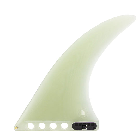 FCS II Flow Performance Glass 8.5 Inch Longboard Fin - Clear