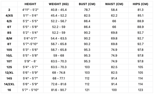 Xcel-Axis-3-2-Back-Zip-Wetsuit-ladies-Women-Black-Pistachio-size-chart-galway-ireland-blacksheepsurfco