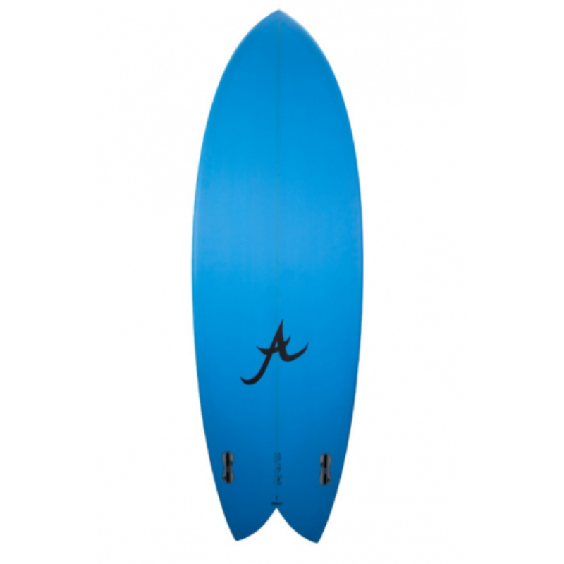 aloha-surfboards-5-6-keel-fish-surfboard-blue-fcs2-fcs-ii-fin-twin-galway-ireland-black-sheep-surf-co-bottom