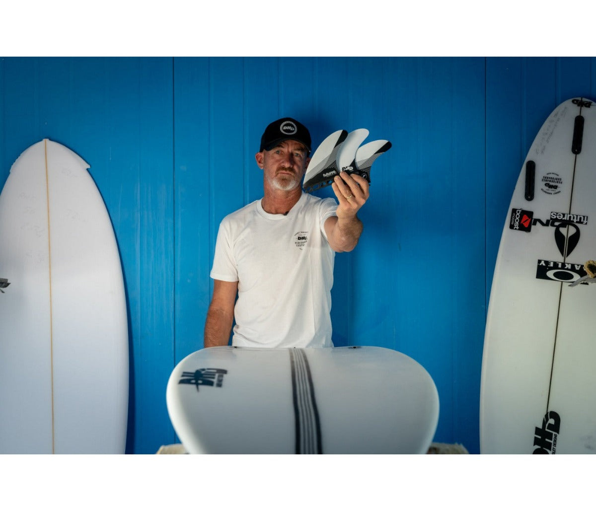 Futures-DHD-Large-thruster-surfboard-fin-shaper