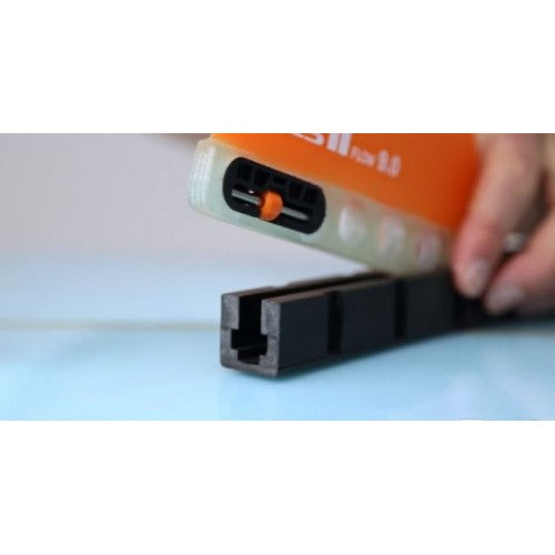 FCS II Flow Performance Glass 9 Inch Longboard Fin - Clear