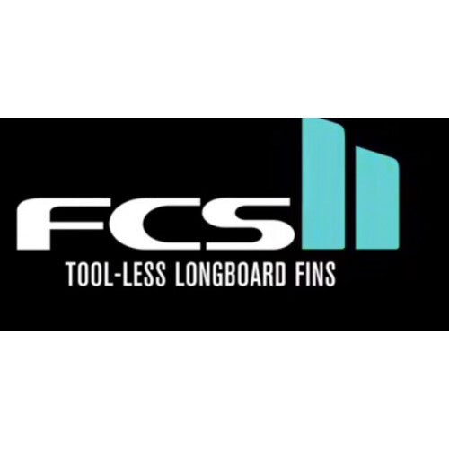 FCS II 9 Inch Clique Performance Glass Clear Longboard Fin