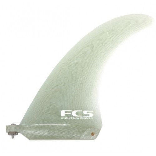 FCS Connect PG  9 Inch Longboard Fin Clear - Screw and Plate