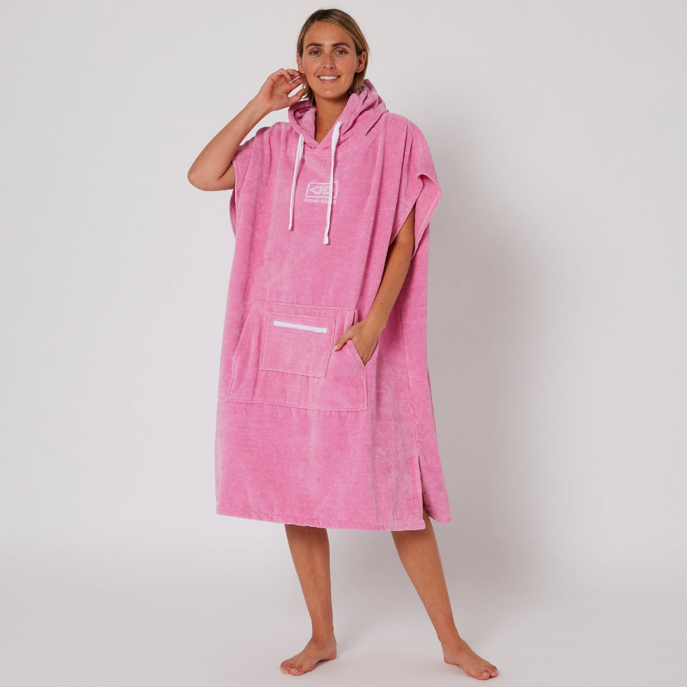 Ocean & Earth Women's Hooded Towel Poncho Changing Robe