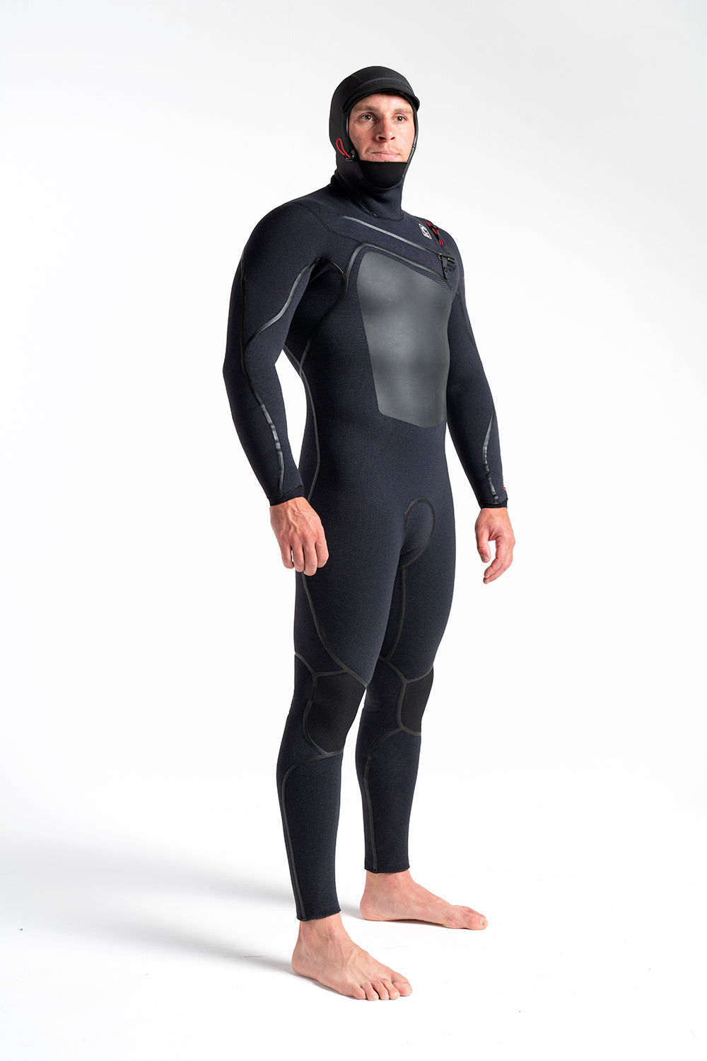 C-Skins Wired+ Plus 6:5 Mens LQS Hooded Steamer Winter Wetsuit