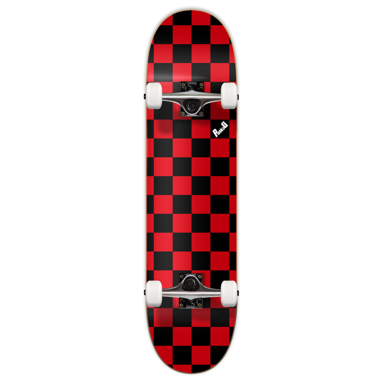 Yocaher Skateboard 7.75" Checker Red Complete