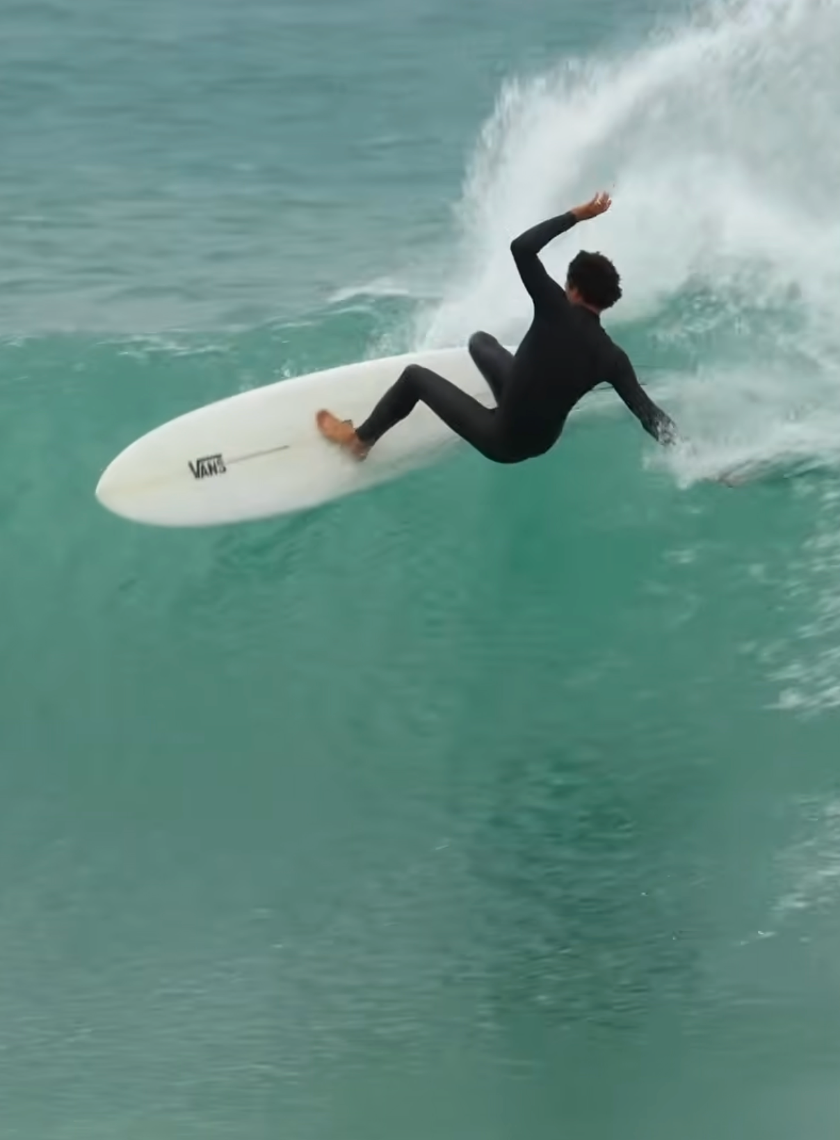 Channel Islands Surfboards CI Mid 6'8 Clear Midlength 2 Plus 1 FCS II