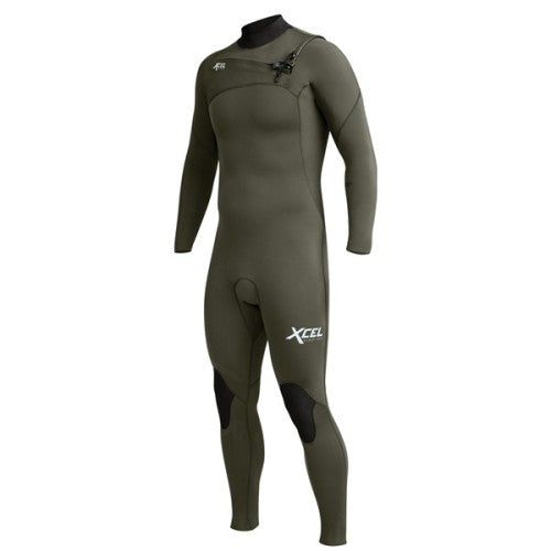 XCEL-COMP-3-2-chest-zip-stretchy-wetsuit-summer-flexible-thermo-lite-men-galway-ireland-blacksheepsurfco-black-forest-green-