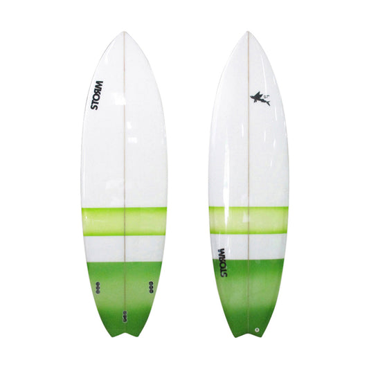 Storm Surfboards 6'4 Flying Fish Swallow Tail Surfboard Design 2