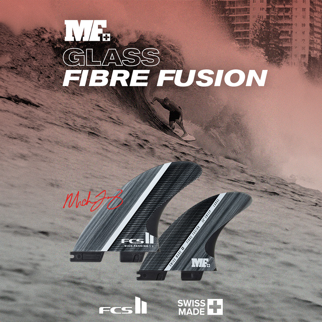 FCS-II-Mick-Fanning-Glass-Fibre-Fusion-Tri-thruster-fin-Set-smoke-black-galway-ireland-blacksheepsurfco