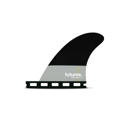 Futures QD2 4.00 Medium Pivot Honeycomb Quad Rear Surfboard Fin - Black