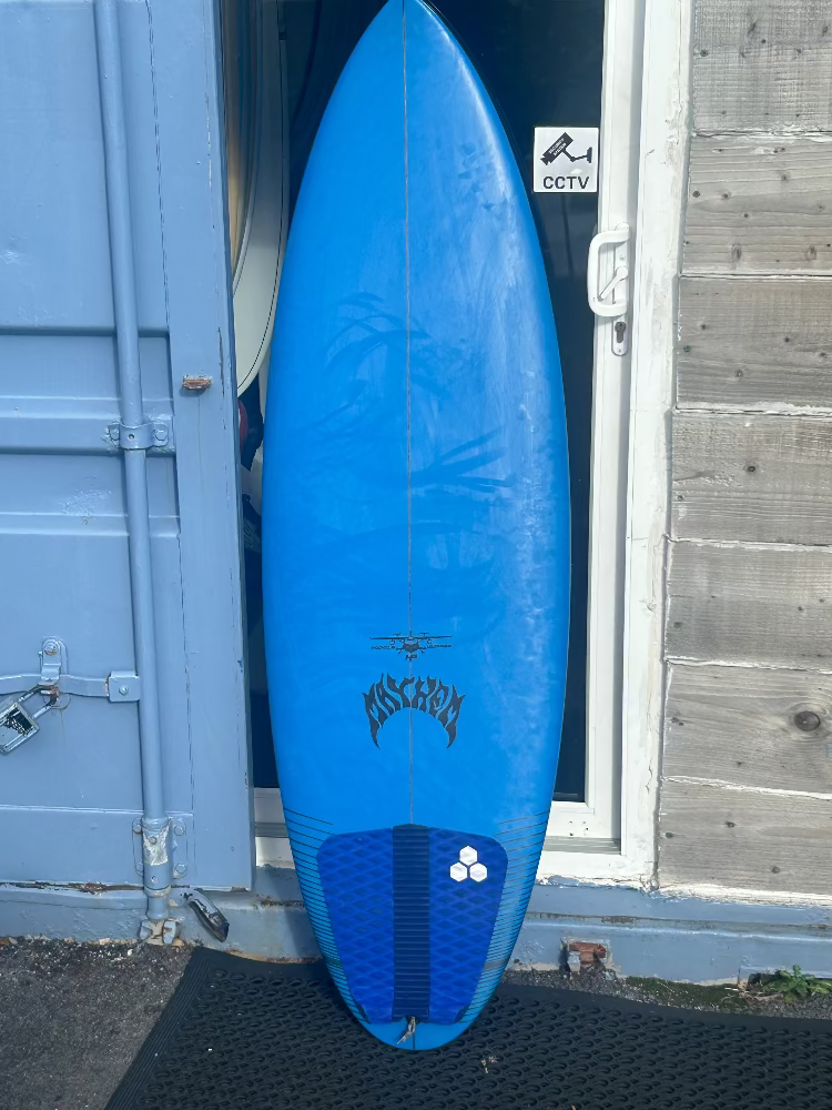 second-hand-surfboard-lost-puudle-jumper-high-performance-HP-5-8-blue-galway-ireland-blacksheepsurfco