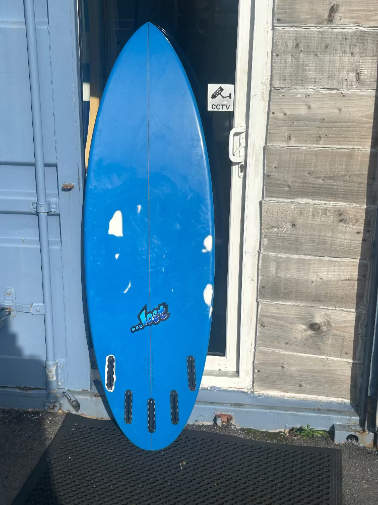 second-hand-surfboard-lost-puudle-jumper-high-performance-HP-5-8-blue-galway-ireland-blacksheepsurfco