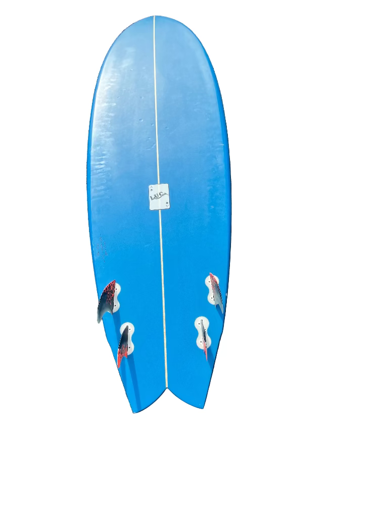 second-hand0surfboard-luc-underwood-quad-surfboard-blue-fcs1-fins-galway-ireland-blacksheepsurfco