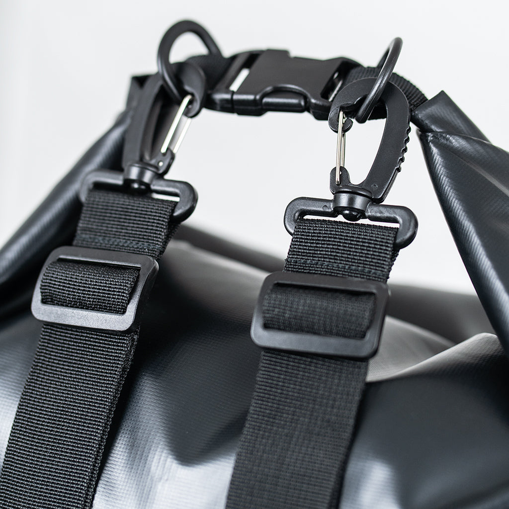 xcel-dry-back-pack-wetsuit-waterproof-bag-airtight-black-strap-sealed-galway-ireland-blacksheepsurfco