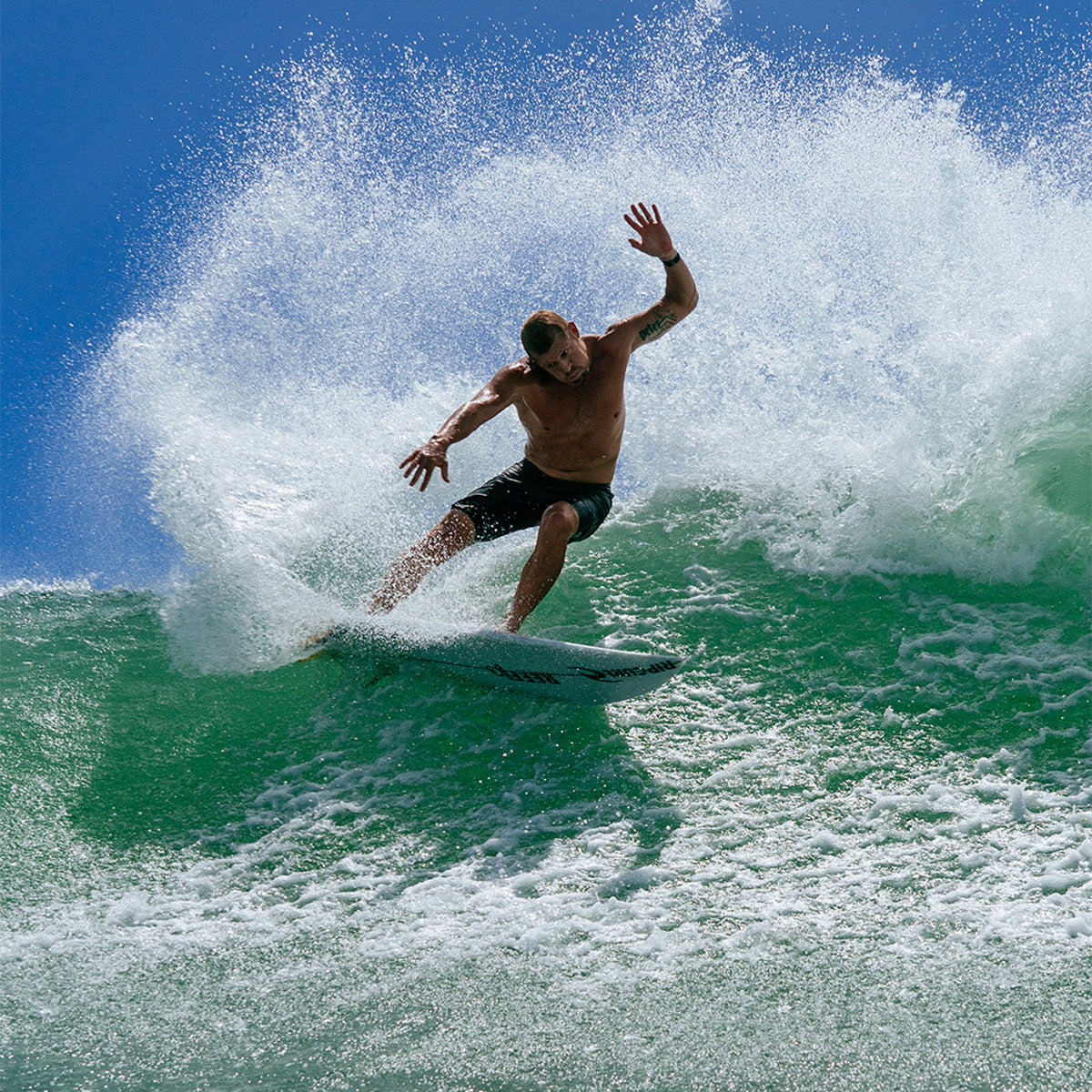 FCS-II-Mick-Fanning-Glass-Fibre-Fusion-Tri-thruster-fin-Set-smoke-black-galway-ireland-blacksheepsurfco