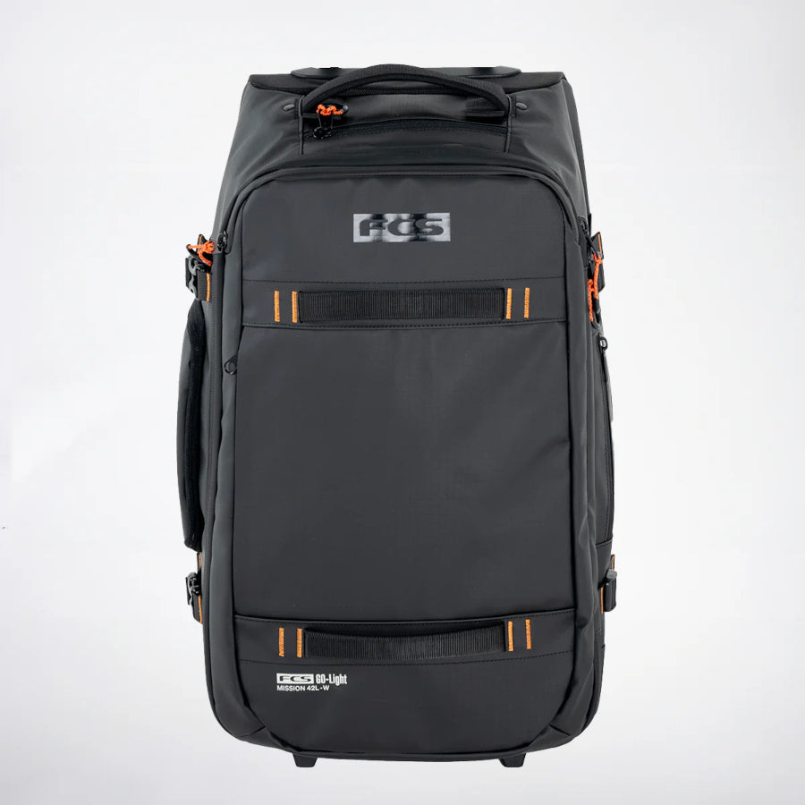 FCS-Mission-Wheely-bag-granite-grey-backpack-travel-surf-galway-ireland-blacksheepsurfco
