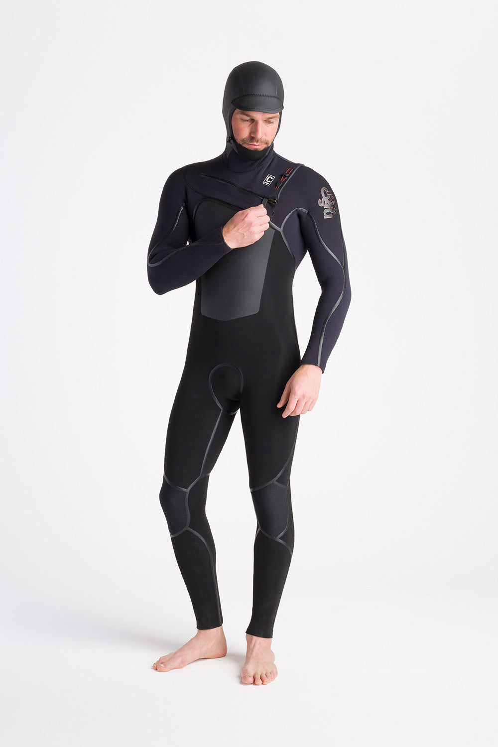 c-skins-nuwave-wired-plus-6:5-arctic-warm-wetsuit-hooded-men-winter-wetsuit-top-of-the-range-galway-liquid-skins-ireland-blacksheepsurfco