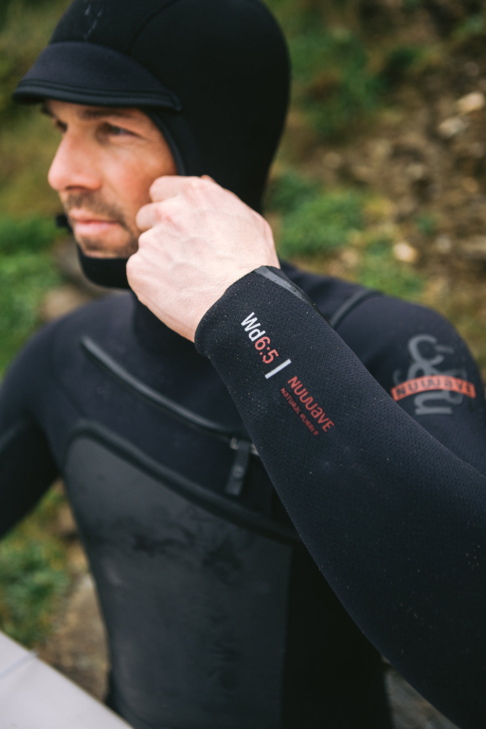 c-skins-nuwave-wired-plus-6:5-arctic-warm-wetsuit-hooded-men-winter-wetsuit-top-of-the-range-galway-liquid-skins-ireland-blacksheepsurfco