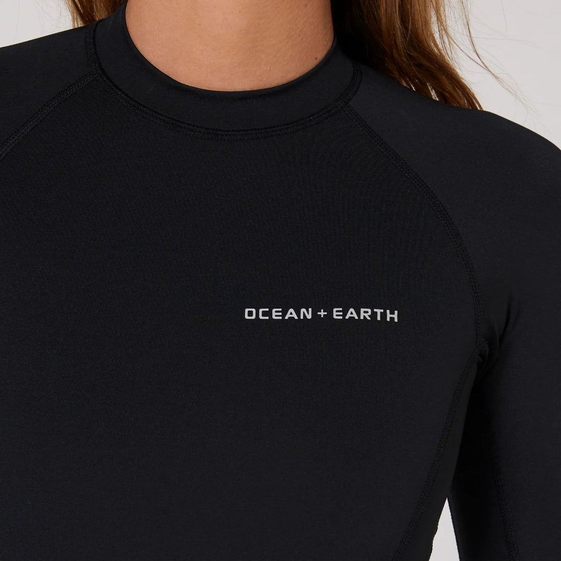 ocean-earth-long-sleeve-swimsuit-oceana-black-back-zip-recycled-galway-ireland-blacksheepsurfco