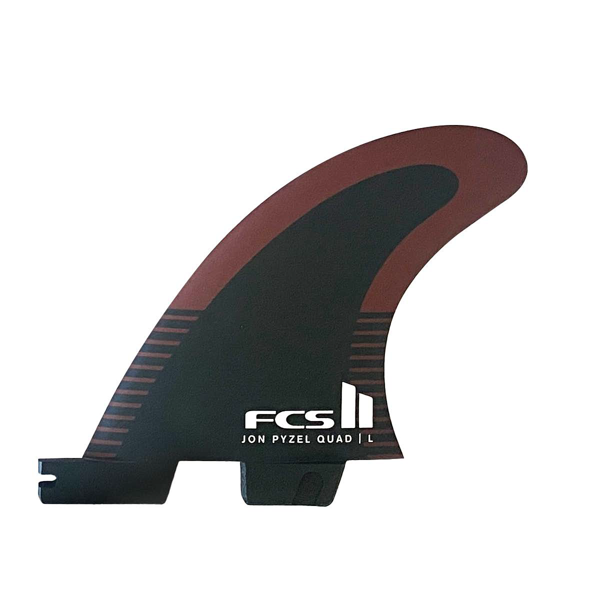 FCS-II-JON-PYZEL-QUAD-REAR-BLACK-SHIRAZ-PC-Performance-core-aircore-surfboard-fins-galway-ireland-blacksheepsurfco