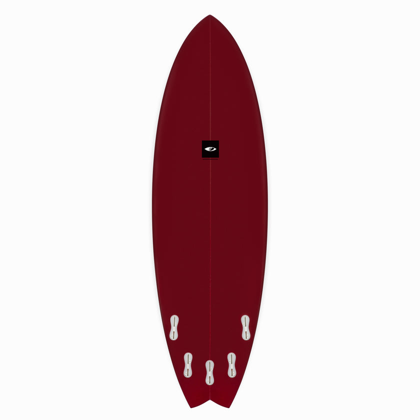 sharpeye-surfboards-radar-swallow-tail-fivefin-five-fin-thruster-quad-2plus1-futures-fcs2-shortboard-blacksheepsurfco-kilcolgan-galway-ireland-red-bottom