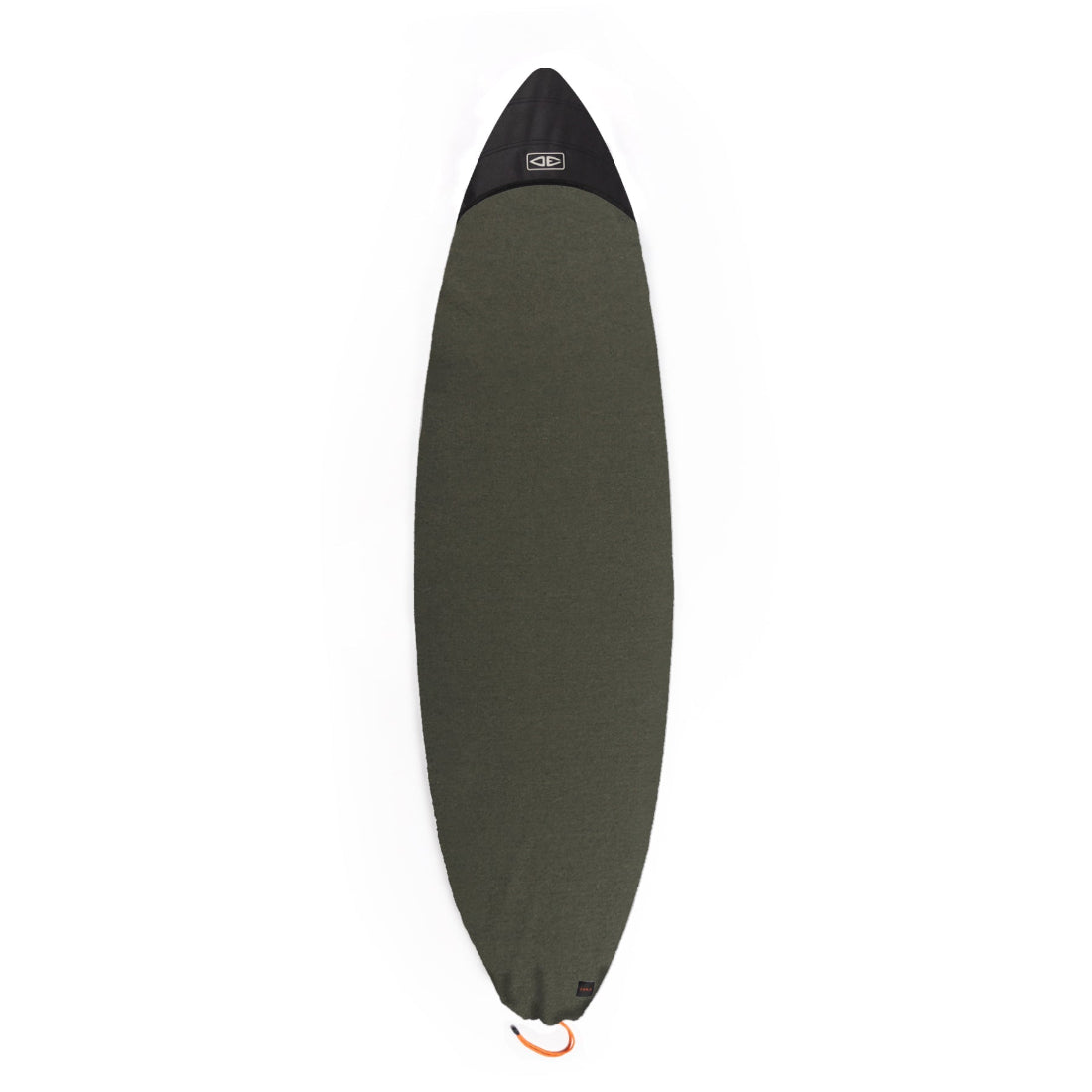 shortboard-surfboard-sock-khaki-green-front
