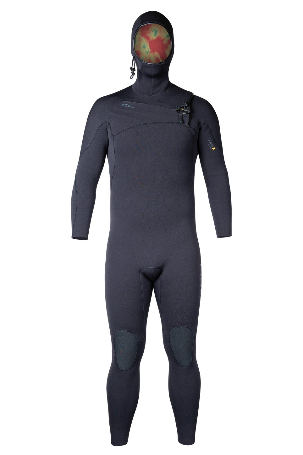 xcel-compX-chest-zip-winter-wetsuit-thermo-dry-infrared-black-blue-nights-5mm-stretchy-warm-galway-ireland-blacksheepsurfco-hooded-TDC-THERMO-DR-CELLIANT