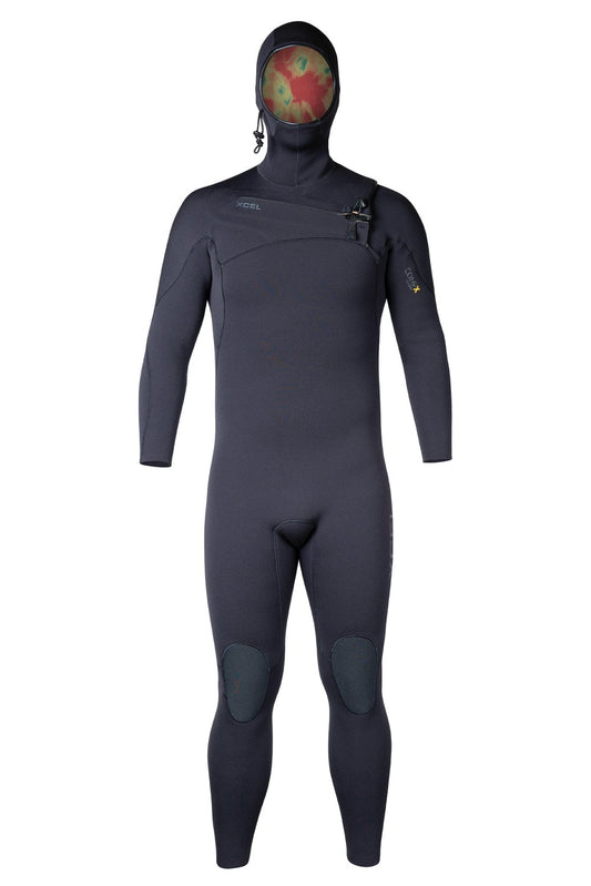 xcel-compX-chest-zip-winter-wetsuit-thermo-dry-infrared-black-blue-nights-5mm-stretchy-warm-galway-ireland-blacksheepsurfco-hooded-TDC-THERMO-DR-CELLIANT