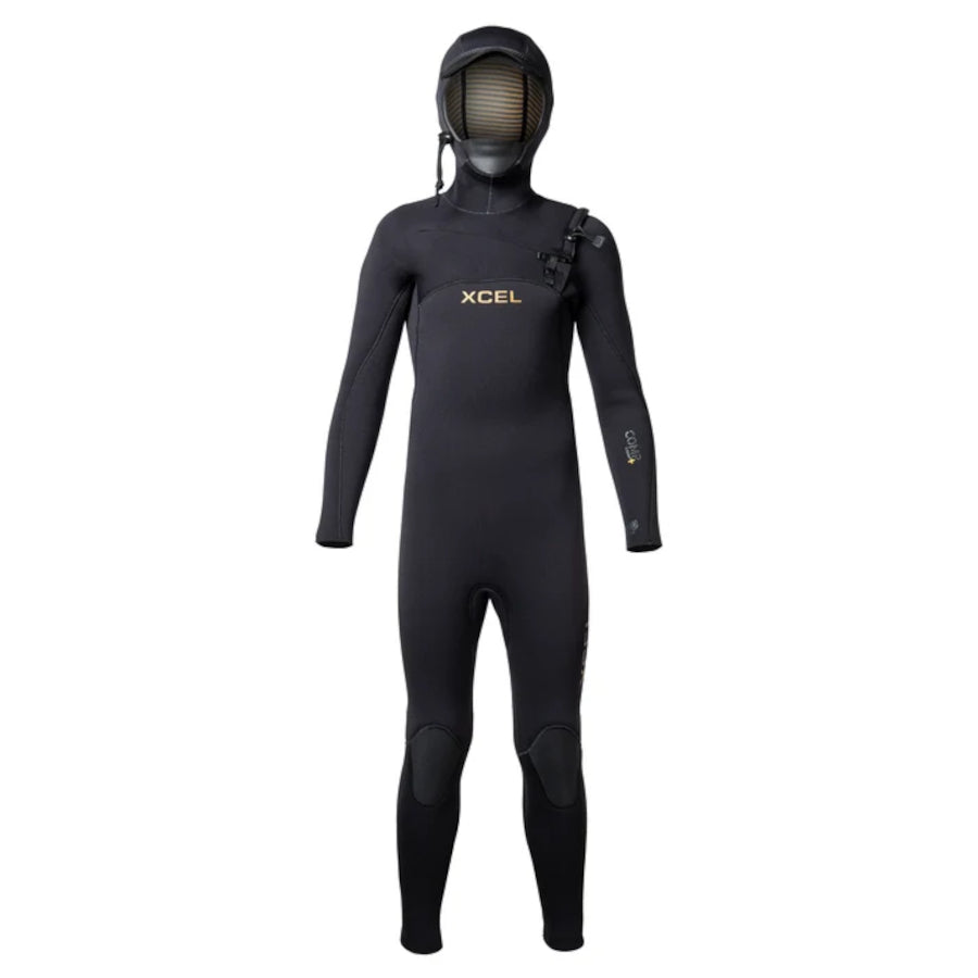 Xcel-kids-comp-plus-hooded-full-wetsuit-chest-zip-54-winter-performnce-stretch-galway-ireland-blacksheepsurfco