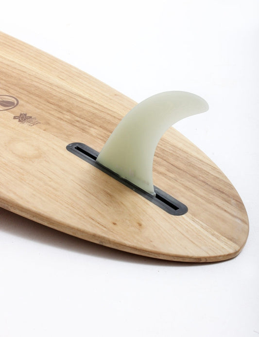 FCS II 9 Inch Clique Performance Glass Clear Longboard Fin