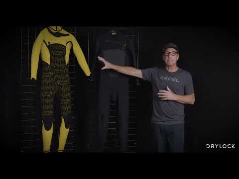 Xcel Drylock 6:5 Hooded Men Winter Wetsuit 2025 Preorder – Black