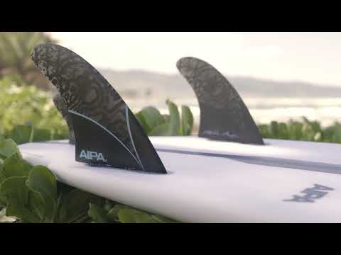 FCS II Aipa Twin + Stabiliser PG Surfboard Fin Set – Black Sheep