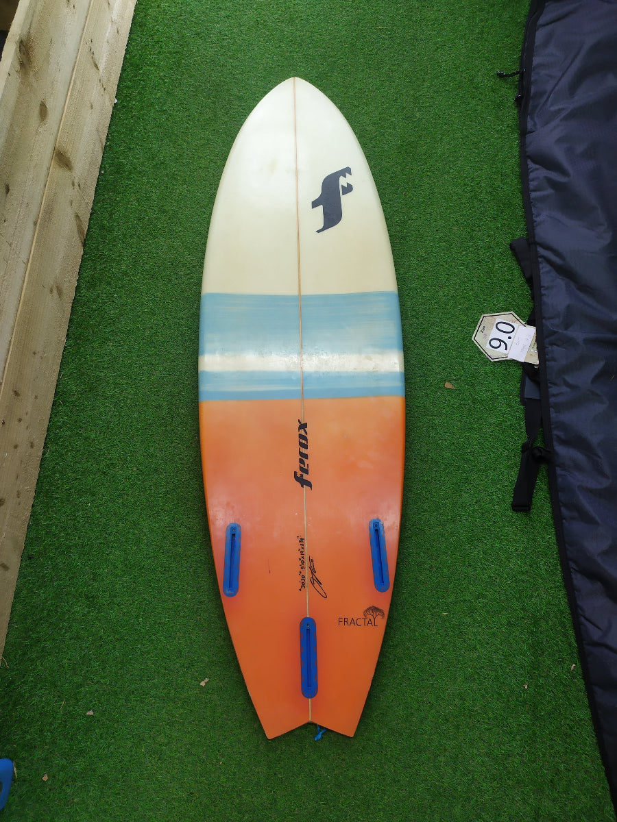 second-hand-ferox-surfboards-fractal-5ft10in-futures-thruster-swallow-tail-shortboard-blacksheepsurfco-kilcolgan-galway-ireland