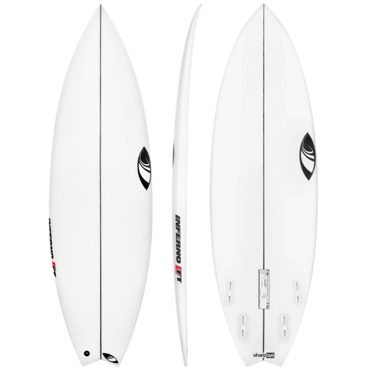 SHARPEYE-inferno-ft-quad-surfboard-6-0-futures-galway-ireland-blacksheepsurfco-rocker-deck-bottom-outline